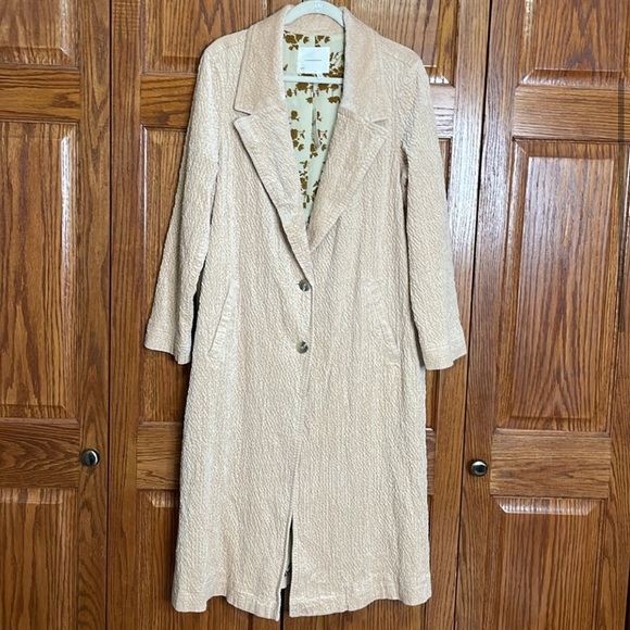 Anthropologie Corduroy Duster Jacket NWT sz 14 - Picture 5 of 13